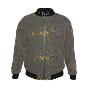Mens Reversible Silk Bomber Jacket