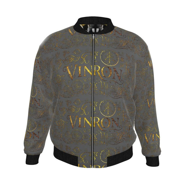Mens Reversible Silk Bomber Jacket