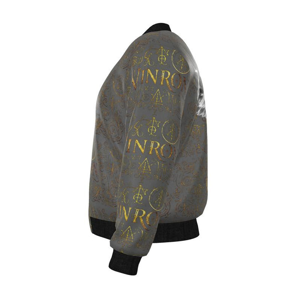 Mens Reversible Silk Bomber Jacket