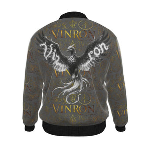 Mens Reversible Silk Bomber Jacket