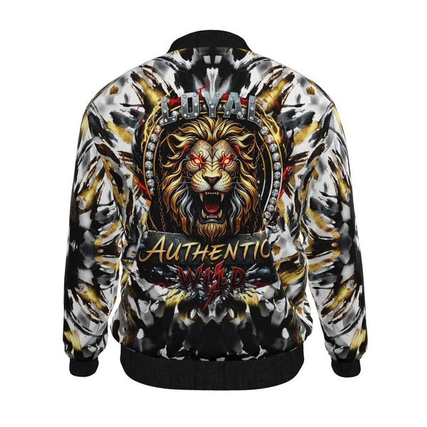 Mens Reversible Silk Bomber Jacket