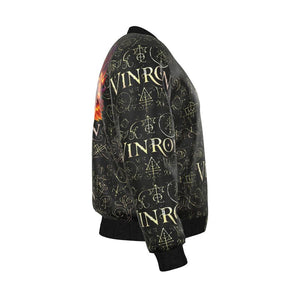 Mens Reversible Silk Bomber Jacket