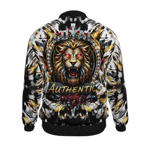Mens Reversible Silk Bomber Jacket