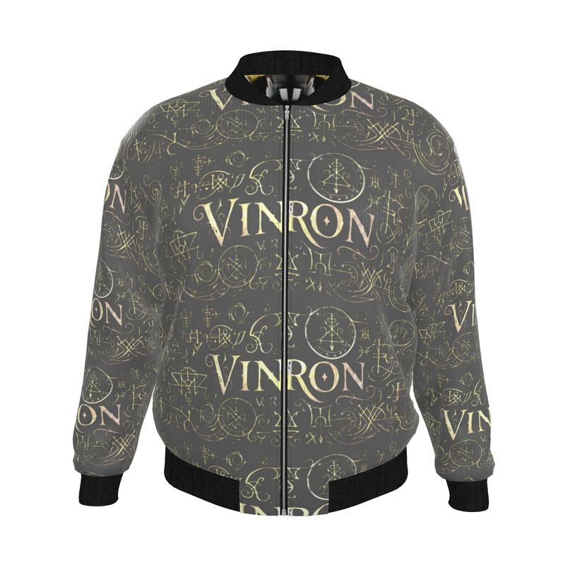 Mens Reversible Silk Bomber Jacket