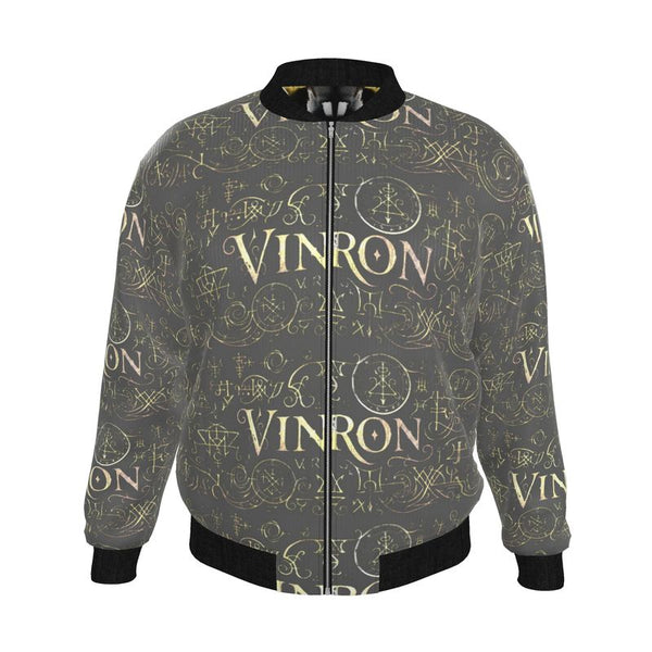 Mens Reversible Silk Bomber Jacket
