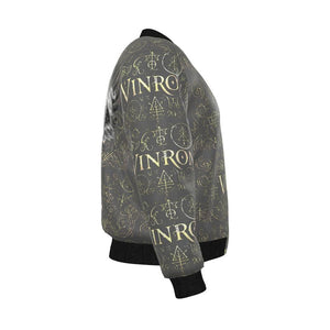 Mens Reversible Silk Bomber Jacket