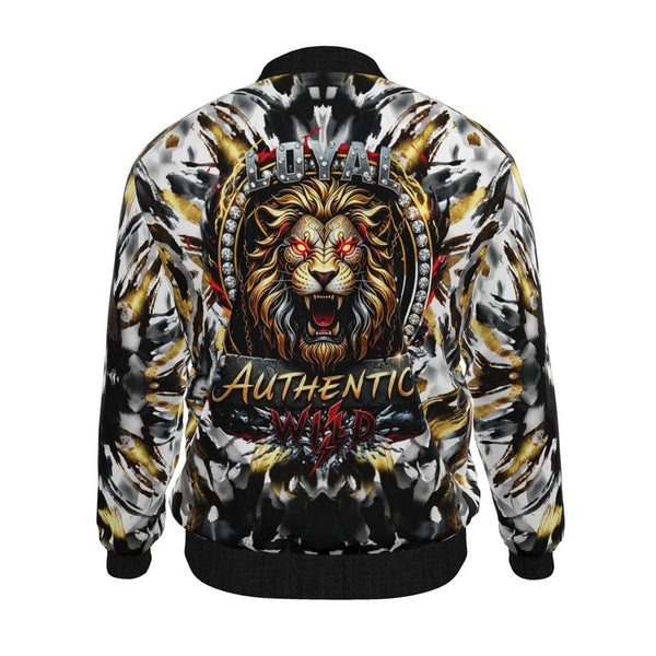 Mens Reversible Silk Bomber Jacket