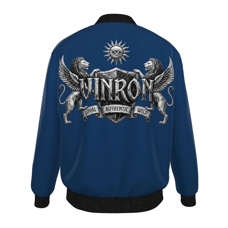 Mens Bomber Jacket Blau