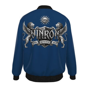 Mens Bomber Jacket Blau