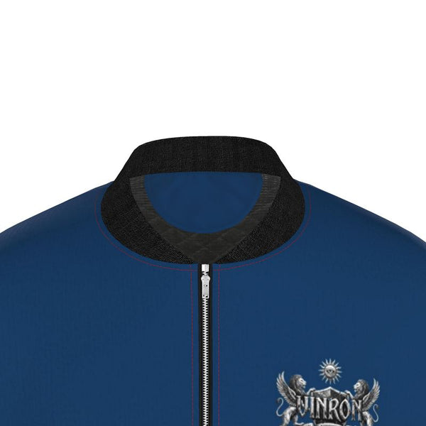 Mens Bomber Jacket Blau