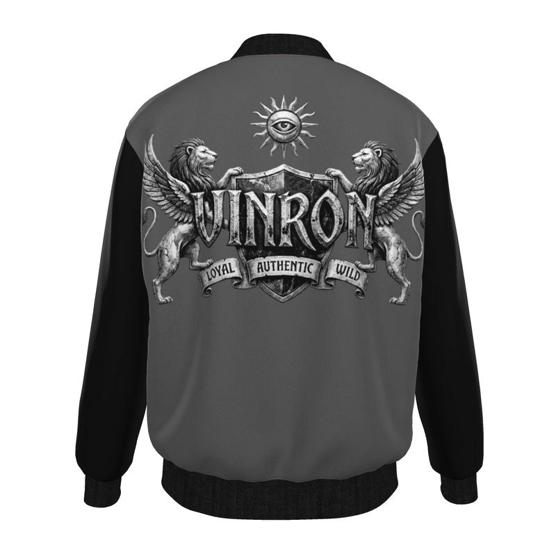 Mens Bomber Jacket Grau