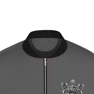 Mens Bomber Jacket Grau