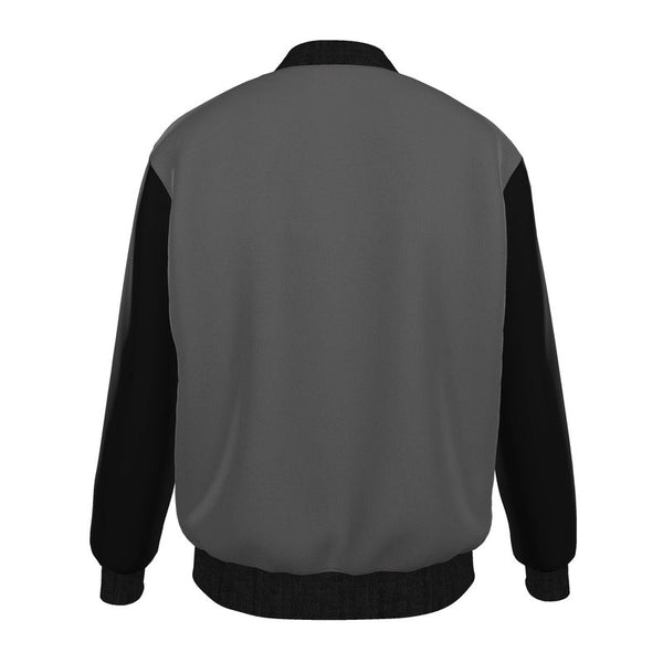 Mens Bomber Jacket Grau