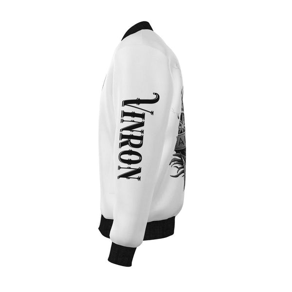 Mens Reversible Silk Bomber Jacket