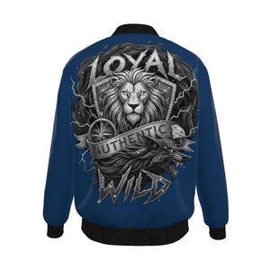 Mens Reversible Silk Bomber Jacket