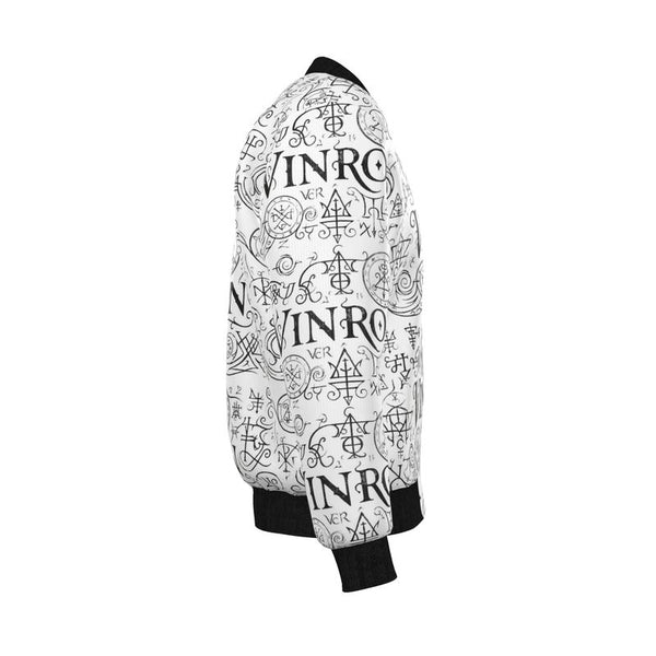 Mens Reversible Silk Bomber Jacket