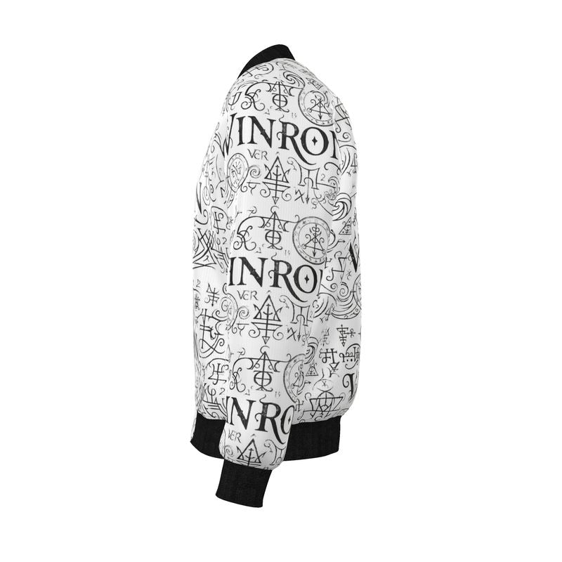 Mens Reversible Silk Bomber Jacket