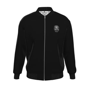 Mens Reversible Silk Bomber Jacket