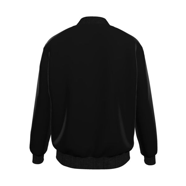 Mens Reversible Silk Bomber Jacket