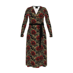 Vinron Gold Rose Wickelkleid