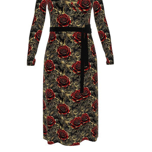 Vinron Gold Rose Wickelkleid