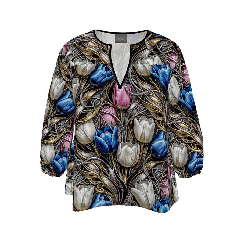 Vinrons Tulpen Bluse