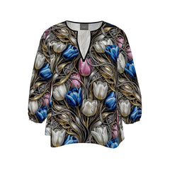 Vinrons Tulpen Bluse