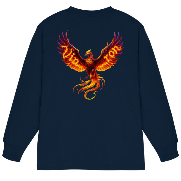 Vinron Red Phönix - Organic Heavy Oversized Longsleeve T-Shirt