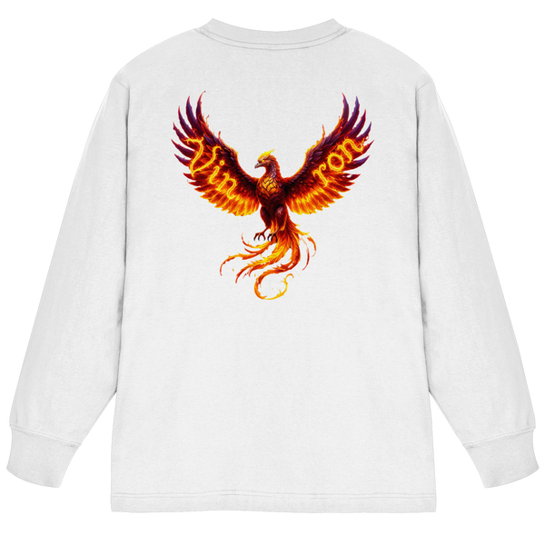 Vinron Red Phönix - Organic Heavy Oversized Longsleeve T-Shirt