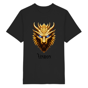 Vinron Dragon with Vinron  - Heavy Oversized Organic Shirt