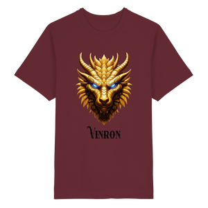 Vinron Dragon with Vinron  - Heavy Oversized Organic Shirt