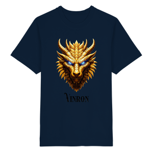 Vinron Dragon with Vinron  - Heavy Oversized Organic Shirt