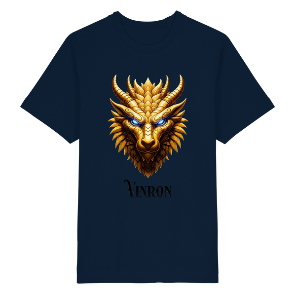 Vinron Dragon with Vinron  - Heavy Oversized Organic Shirt