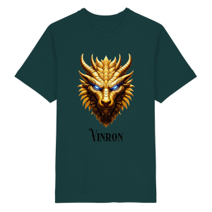 Vinron Dragon with Vinron  - Heavy Oversized Organic Shirt