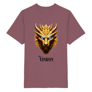 Vinron Dragon with Vinron  - Heavy Oversized Organic Shirt