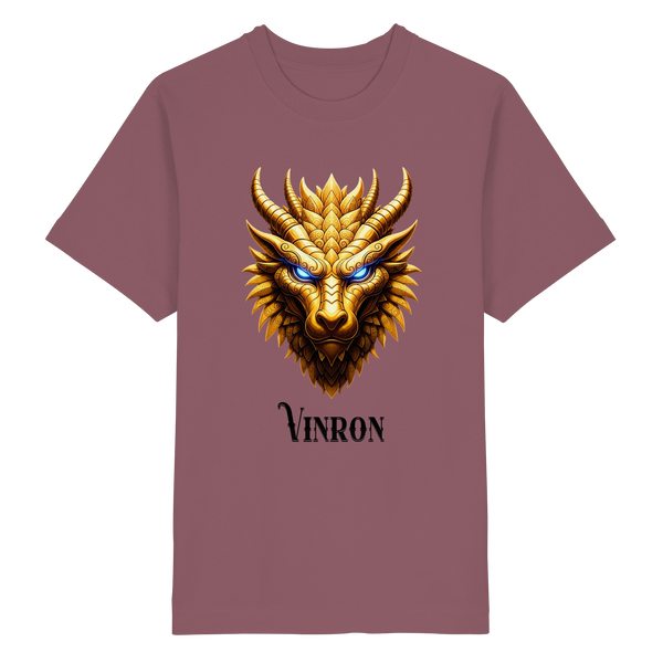 Vinron Dragon with Vinron  - Heavy Oversized Organic Shirt
