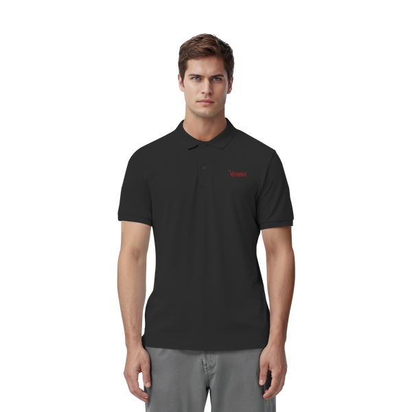 Vinron Red Polo-Shirt - Organic Fitted Poloshirt