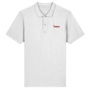 Vinron Red Polo-Shirt - Organic Fitted Poloshirt