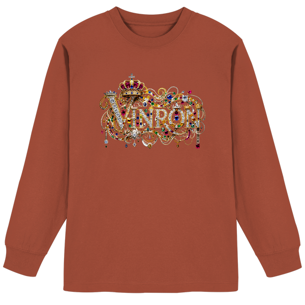 Vinron Joker Bling - Organic Heavy Oversized Longsleeve T-Shirt