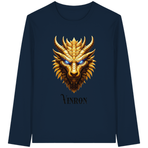 Vinron Dragon with Vinron  - Organic Longsleeve T-Shirt