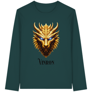 Vinron Dragon with Vinron  - Organic Longsleeve T-Shirt