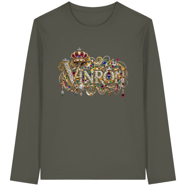 Vinron Joker Bling - Organic Longsleeve T-Shirt