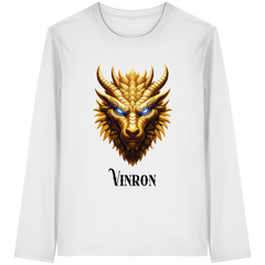 Vinron Dragon with Vinron  - Organic Longsleeve T-Shirt