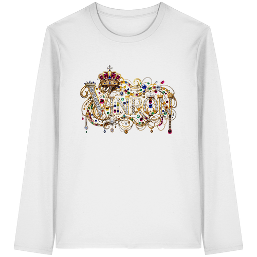 Vinron Joker Bling - Organic Longsleeve T-Shirt