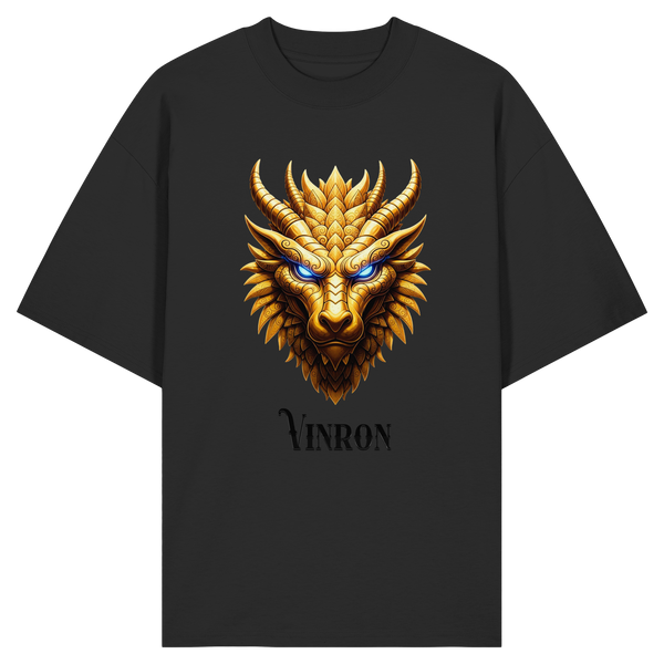 Vinron Dragon with Vinron  - Organic Oversize Shirt