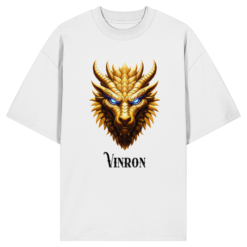 Vinron Dragon with Vinron  - Organic Oversize Shirt