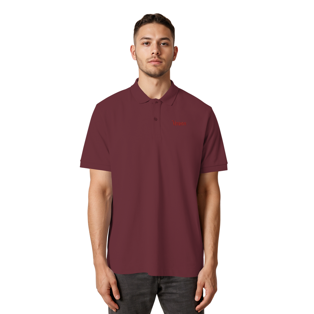 Vinron Red Polo-Shirt - Organic Poloshirt